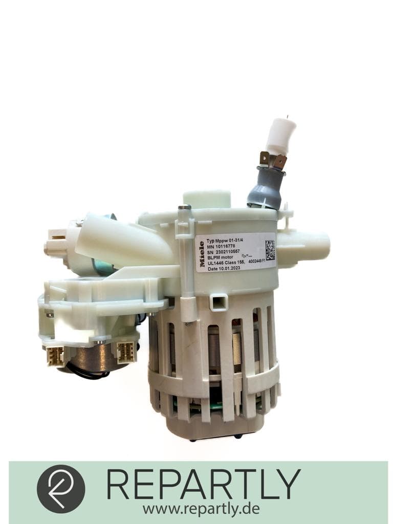 Miele circulatiepomp + reparatie elektronica (vaatwasser)