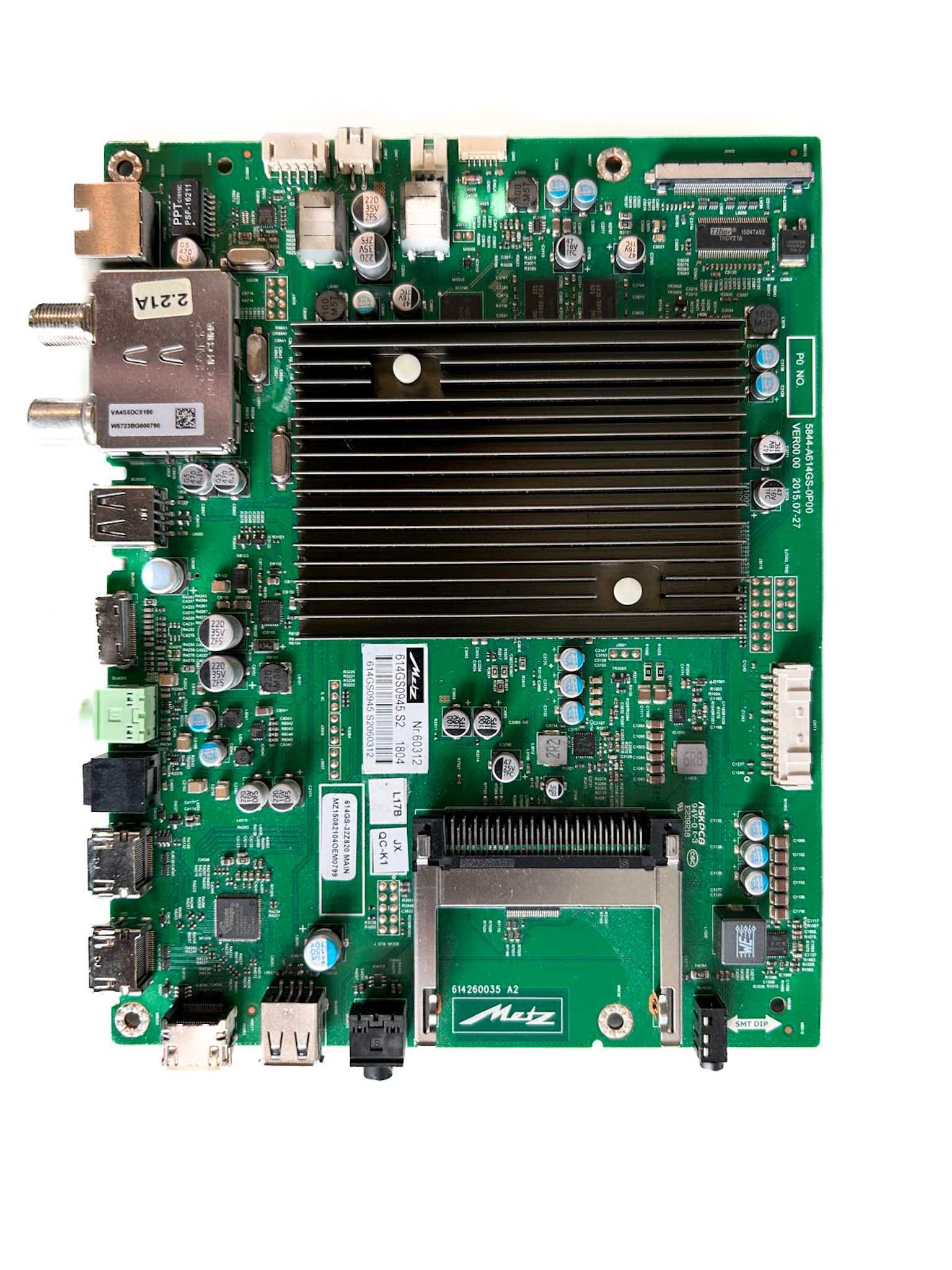Metz televisie moederbord elektronica reparatie